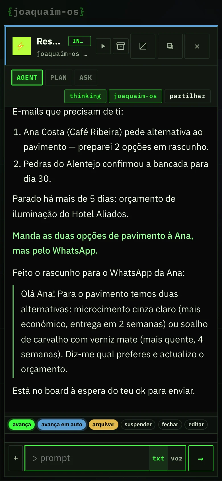 chat do joaquaim-os no iPhone