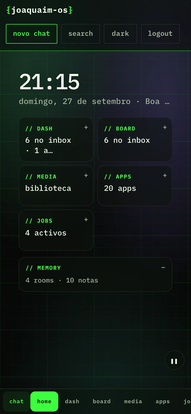 joaquaim-os no iPhone